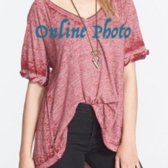 Free People 'Free Falling' V-Neck Tee - Picture 5 of 5